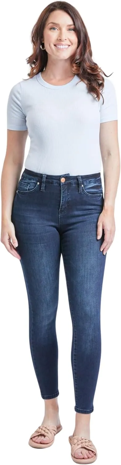 Royalty For Me Womens Women's Curvy Ultra High Rise Skinny Jeans