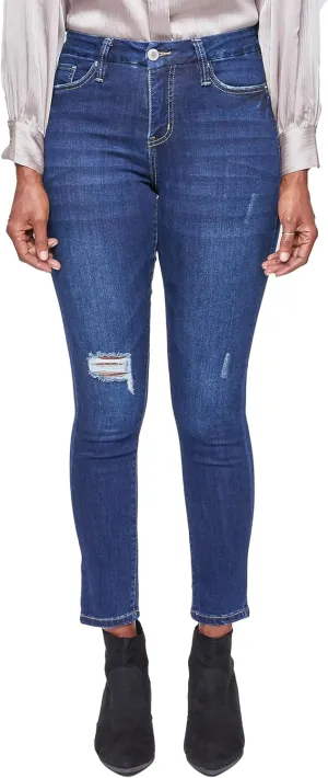 Royalty For Me Womens Women's Curvy Ultra High Rise Skinny Jeans