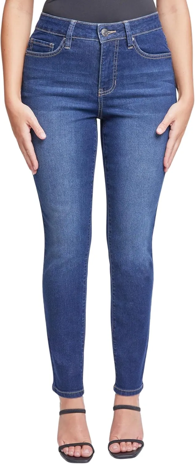 Royalty For Me Womens Women's Petite Sustainable High Rise Skinny Jeans