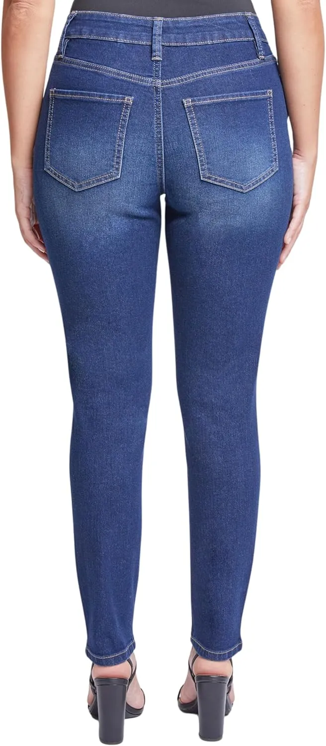 Royalty For Me Womens Women's Petite Sustainable High Rise Skinny Jeans