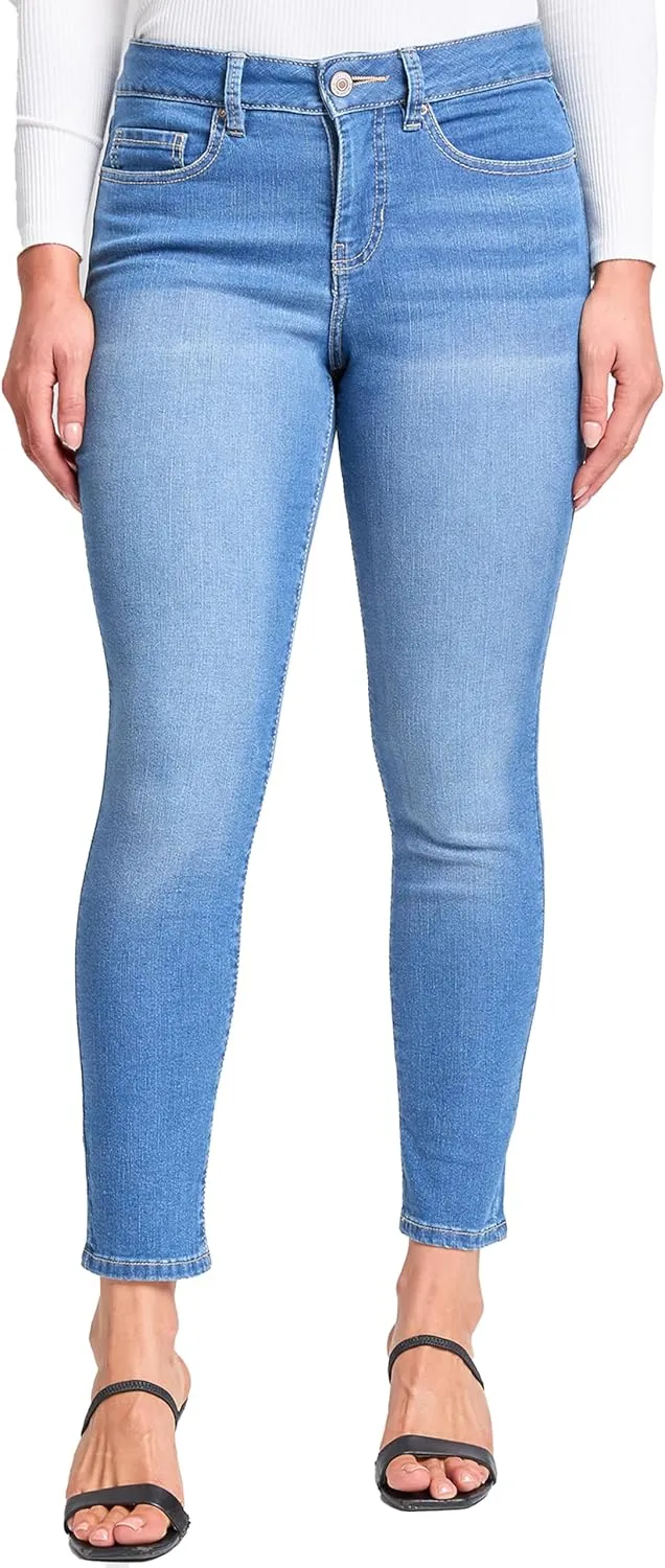 Royalty For Me Womens Women's Petite Sustainable High Rise Skinny Jeans