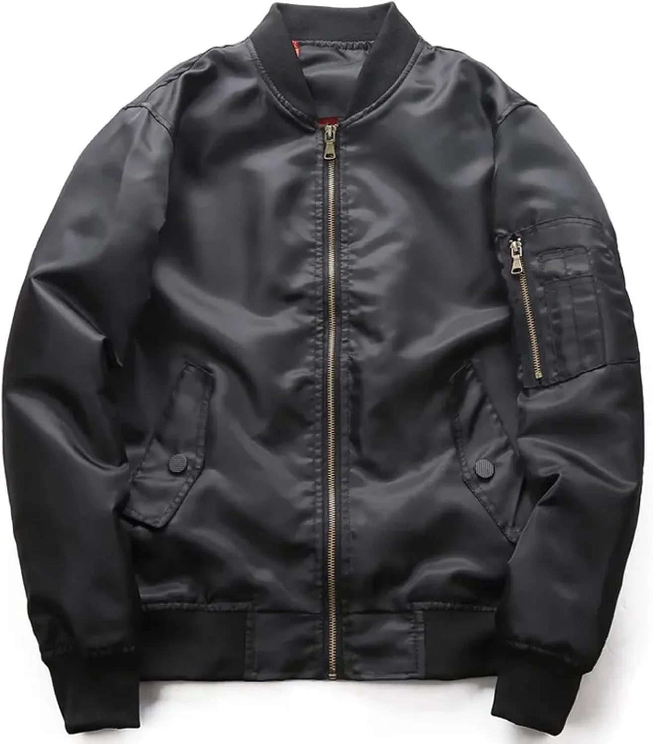 RTRDE Men's Windbreaker Jackets Lightweight Bomber Windproof Water Resistant Casual Zip Up Coat Work Jackets, M-5XL