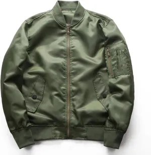 RTRDE Men's Windbreaker Jackets Lightweight Bomber Windproof Water Resistant Casual Zip Up Coat Work Jackets, M-5XL