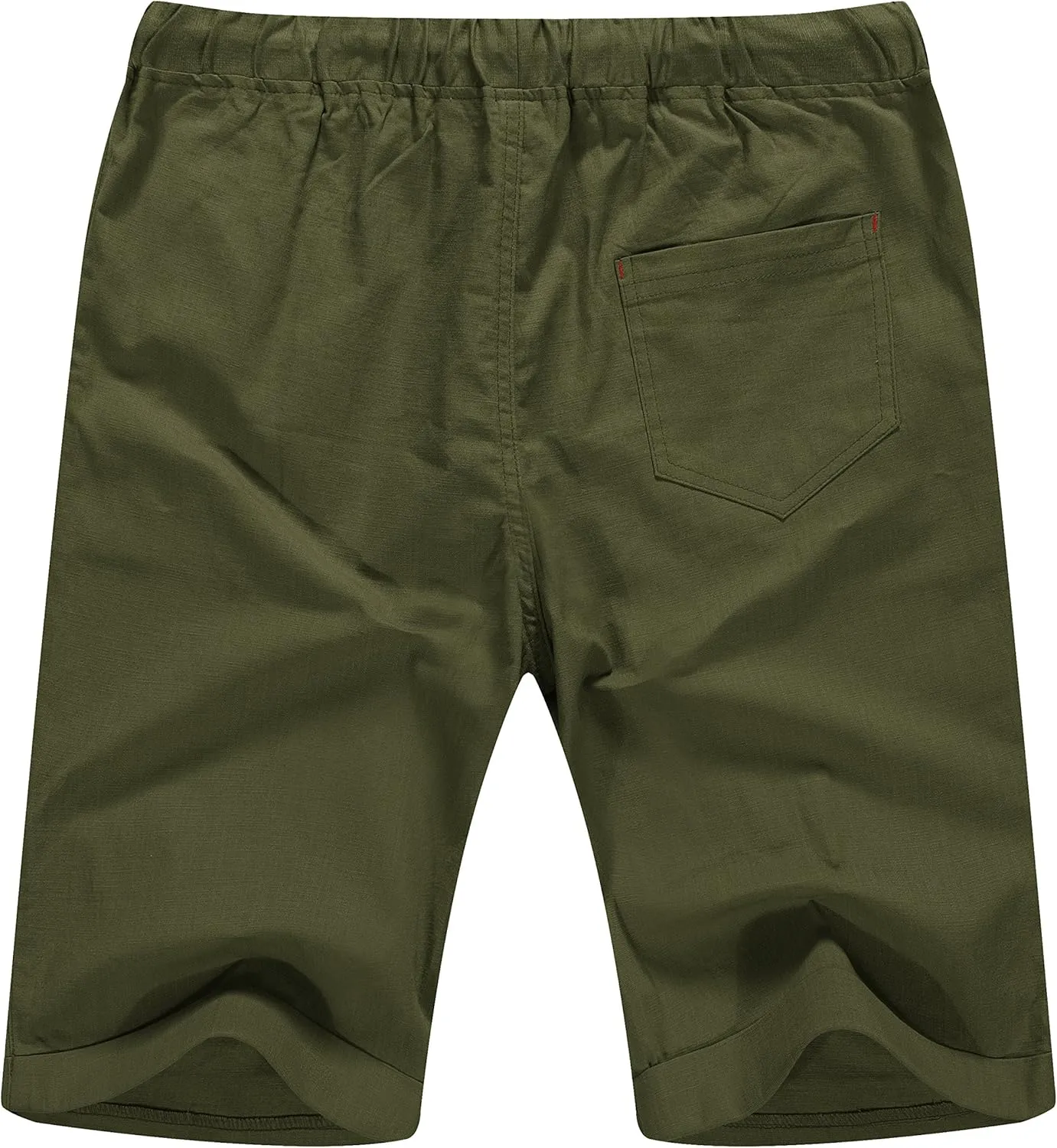 Sailwind Mens Linen Shorts Casual Drawstring Summer Beach Shorts