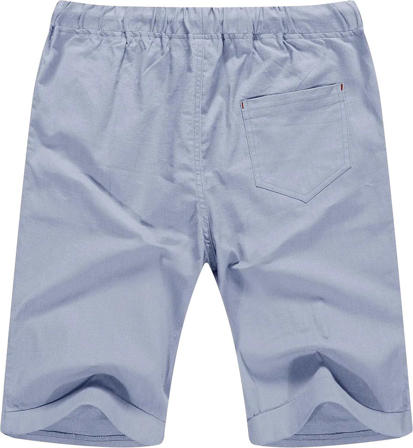 Sailwind Mens Linen Shorts Casual Drawstring Summer Beach Shorts