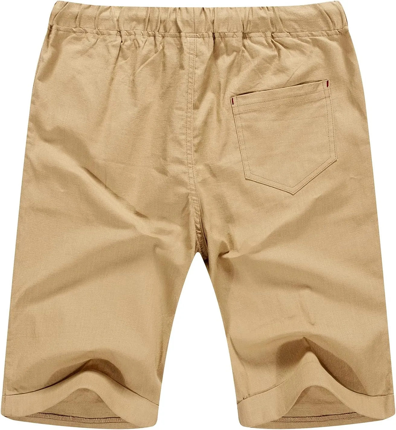 Sailwind Mens Linen Shorts Casual Drawstring Summer Beach Shorts