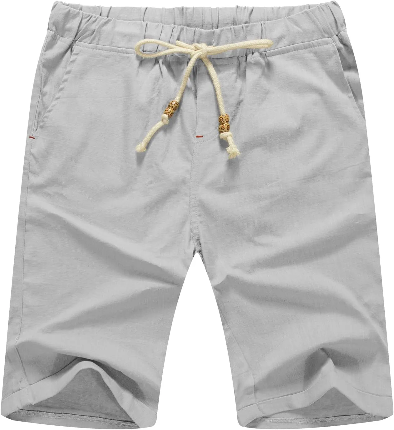 Sailwind Mens Linen Shorts Casual Drawstring Summer Beach Shorts