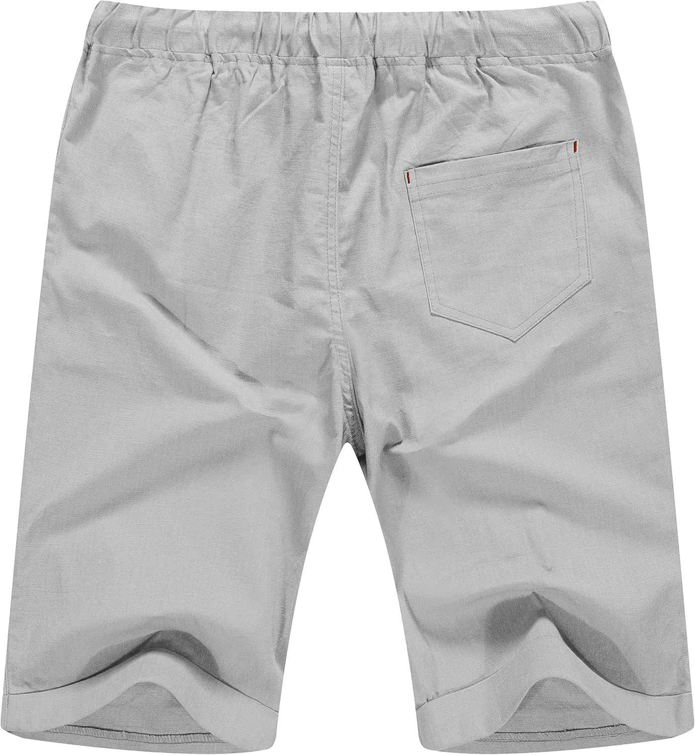 Sailwind Mens Linen Shorts Casual Drawstring Summer Beach Shorts