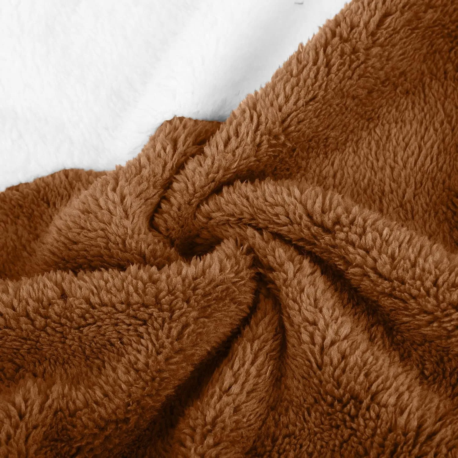 SEAOPEN Fuzzy Fleece Jacket Women Full Zip Plush Hooded Jackets Fashion Color Block Sherpa Jacket Winter Coats Outerwear