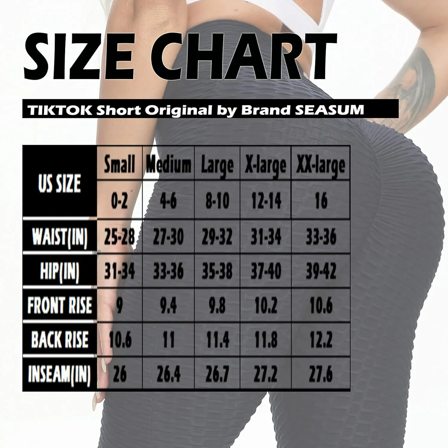 SEASUM Women's High Waist Yoga Pants Tummy Control Slimming Booty Leggings Workout Running Butt Lift Tights