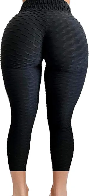 SEASUM Women's High Waist Yoga Pants Tummy Control Slimming Booty Leggings Workout Running Butt Lift Tights