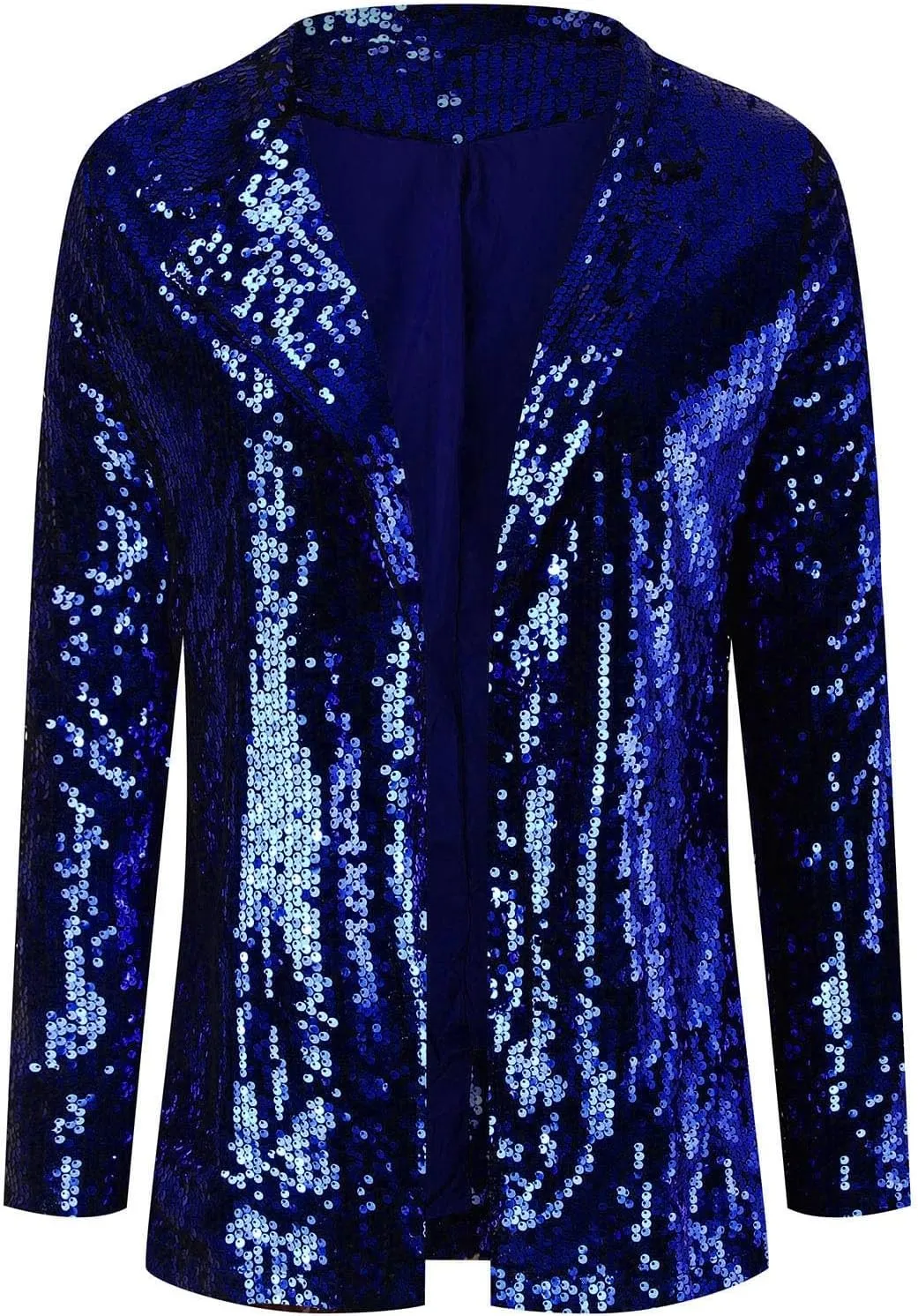 Sequin Blazers for Women 2025 Carnival Party Shiny Suit Jacket Business Casual Long Sleeve Glitter Cardigan Jackets
