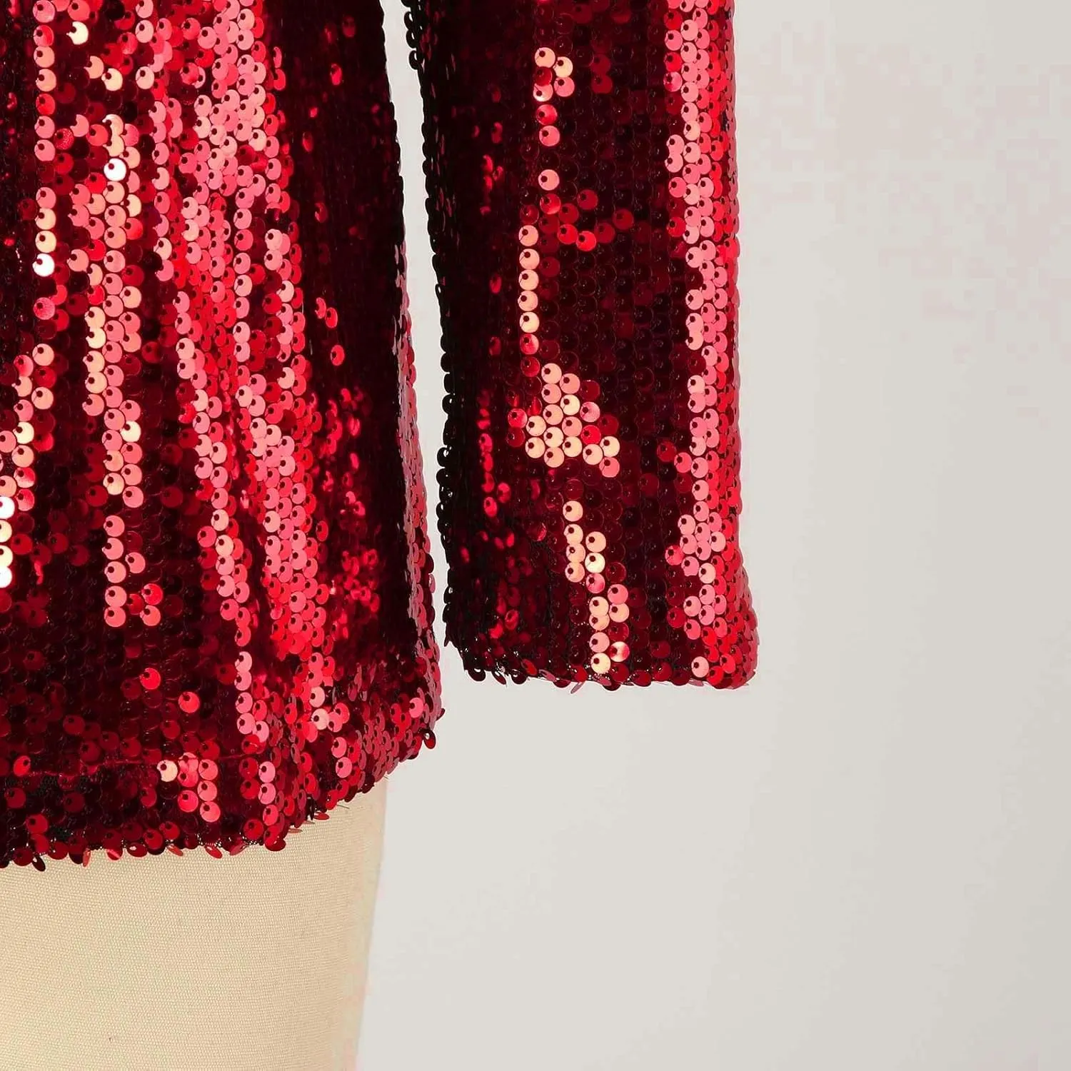 Sequin Blazers for Women Sparkly Party Long Sleeve Suit Jacket Open Front Glitter Blazer 2025 Shiny Cardigan Jackets