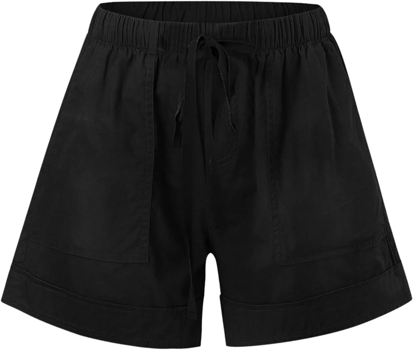 SHOPESSA Womens Shorts Casual Stretch Comfy Pj Shorts for Women Loose Fit Baggy Lounge Trousers Women Running Biker Shorts