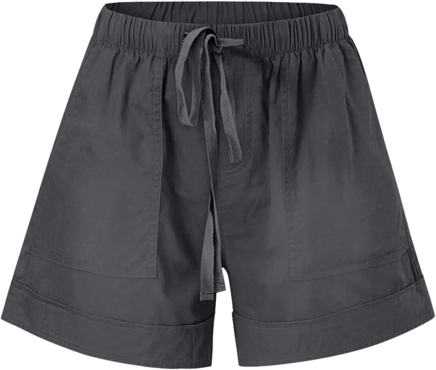 SHOPESSA Womens Shorts Casual Stretch Comfy Pj Shorts for Women Loose Fit Baggy Lounge Trousers Women Running Biker Shorts