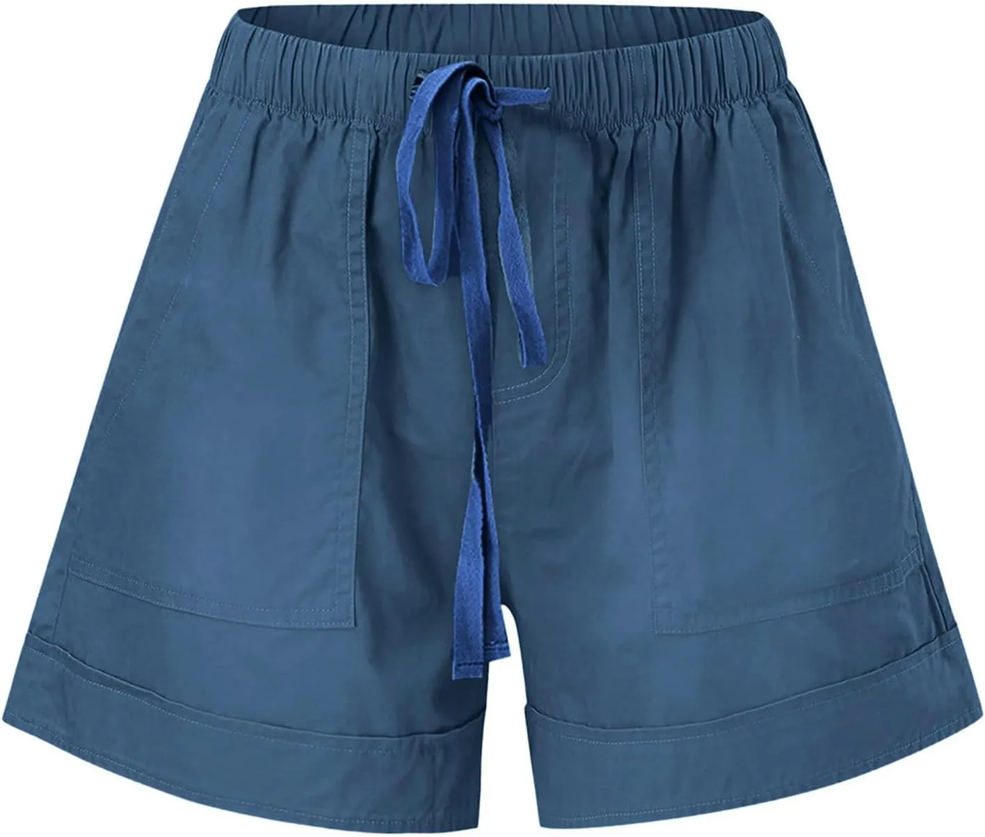 SHOPESSA Womens Shorts Casual Stretch Comfy Pj Shorts for Women Loose Fit Baggy Lounge Trousers Women Running Biker Shorts
