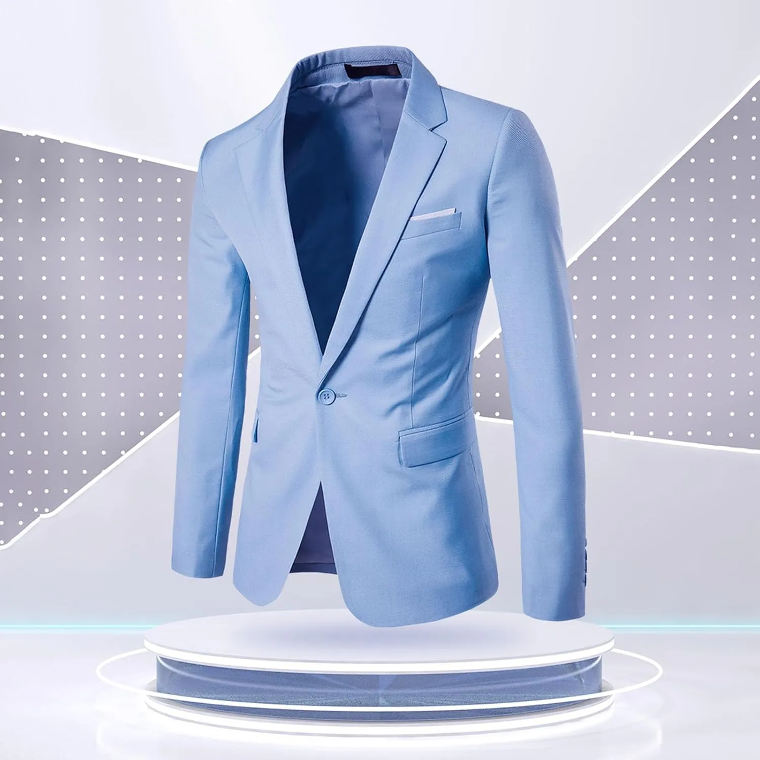Sports Coats For Men Fit One Button Suit Coat Jacket Tops Men Fashion Mens Suit Jacket Mens Windbreaker Jackets
