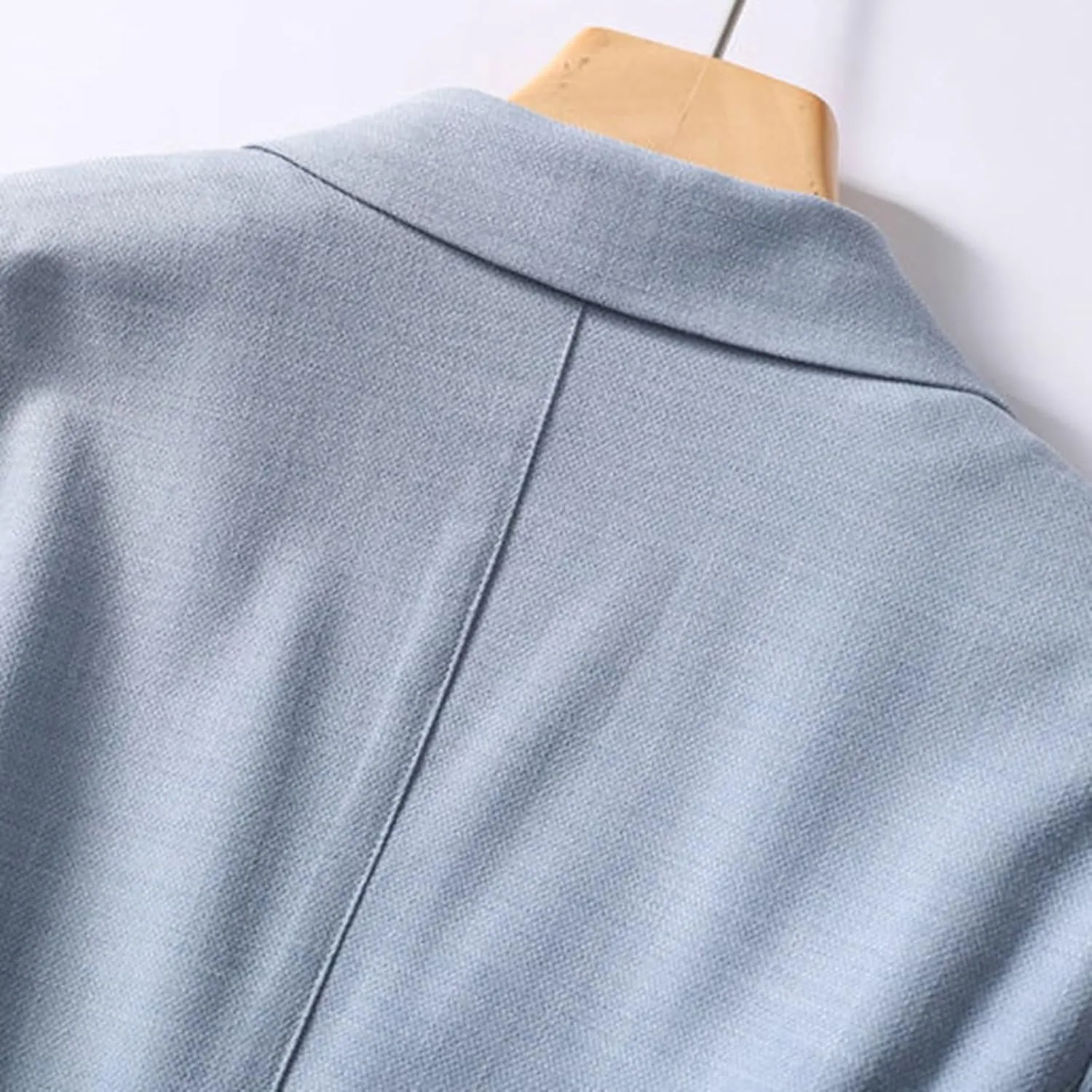 Summer Linen Blazers for Women 2025 Trendy Lightweight Casual One Button Work Jackets Thin Shirts Blazer with Pockets
