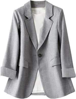 Summer Linen Blazers for Women 2025 Trendy Lightweight Casual One Button Work Jackets Thin Shirts Blazer with Pockets