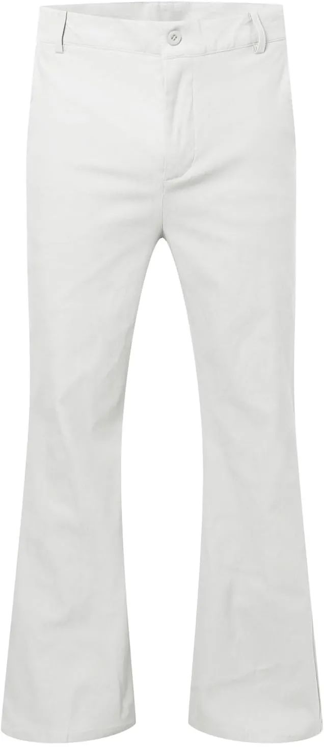SUWBMHWE Men's Casual Drawstring Pants Regular Fit Elastic Waist Cotton Basic Straight Leg Long Pants