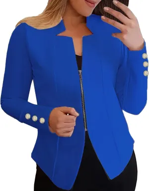 Tweed Blazers for Women Business Women's Coat Open Front Causal Lightweight Blazer Fit It Oversized Jackets