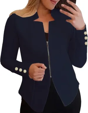 Tweed Blazers for Women Business Women's Coat Open Front Causal Lightweight Blazer Fit It Oversized Jackets