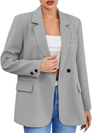 Tweed Blazers for Women Office Womens Tops Long Sleeve Cute Fall Winter Blazer Pluse Size Oversized Jackets