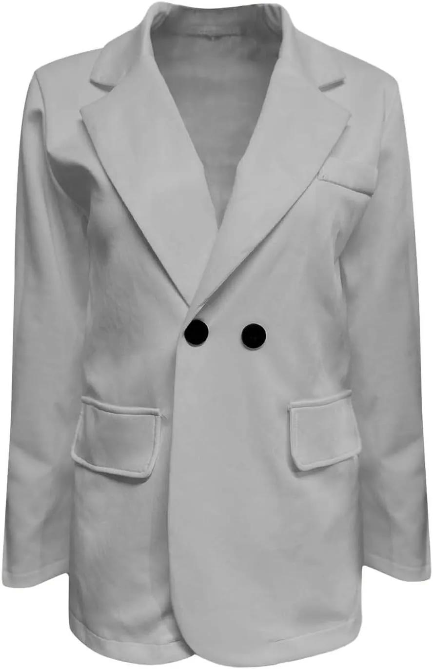 Tweed Blazers for Women Office Womens Tops Long Sleeve Cute Fall Winter Blazer Pluse Size Oversized Jackets