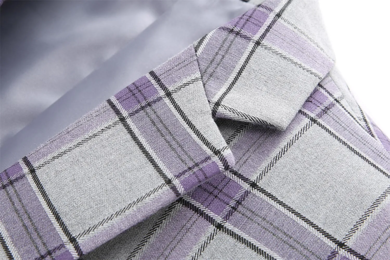 UNINUKOO Men's Blazer Plaid Sport Coat Casual Lightweight Checkered Suit Jacket Summer Jacket Men
