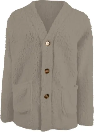 Women 2024 Winter Faux Fur Crop Coat Lapel Long Sleeve Fuzzy Fleece Outerwear Button Down Sherpa Jackets Fall Outfits