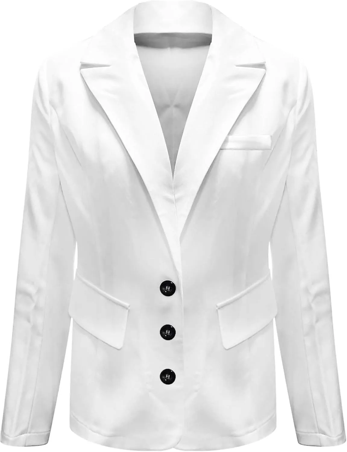 Women Blazers Fashion Dressy Tweed Women's Suit Cropped Dressy Trendy Blazers Pluse Size With Pockets Cardigan