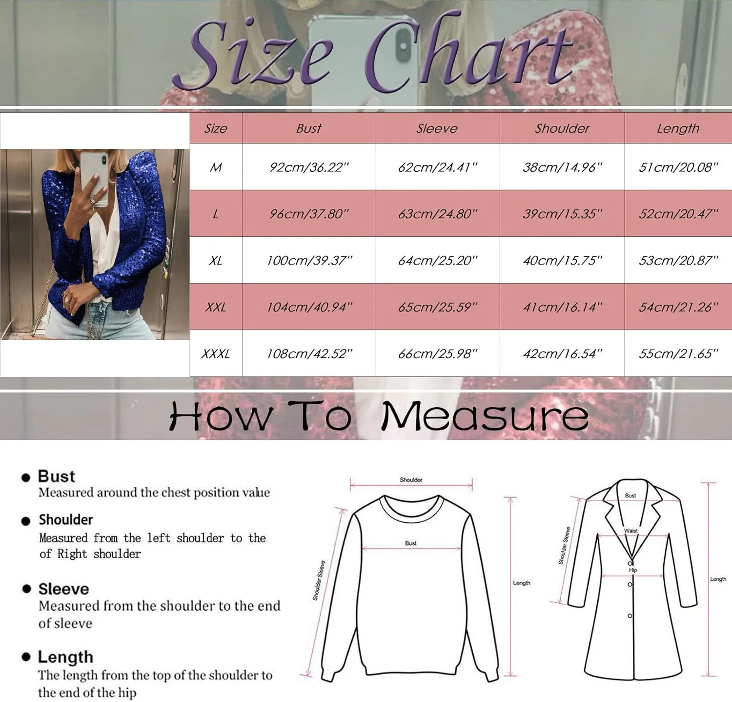 Women Cropped Sequin Jackets Stylish Sparkly Puff Long Sleeve Cardigan Plus Size Slim Glitter Party Open Front Coat