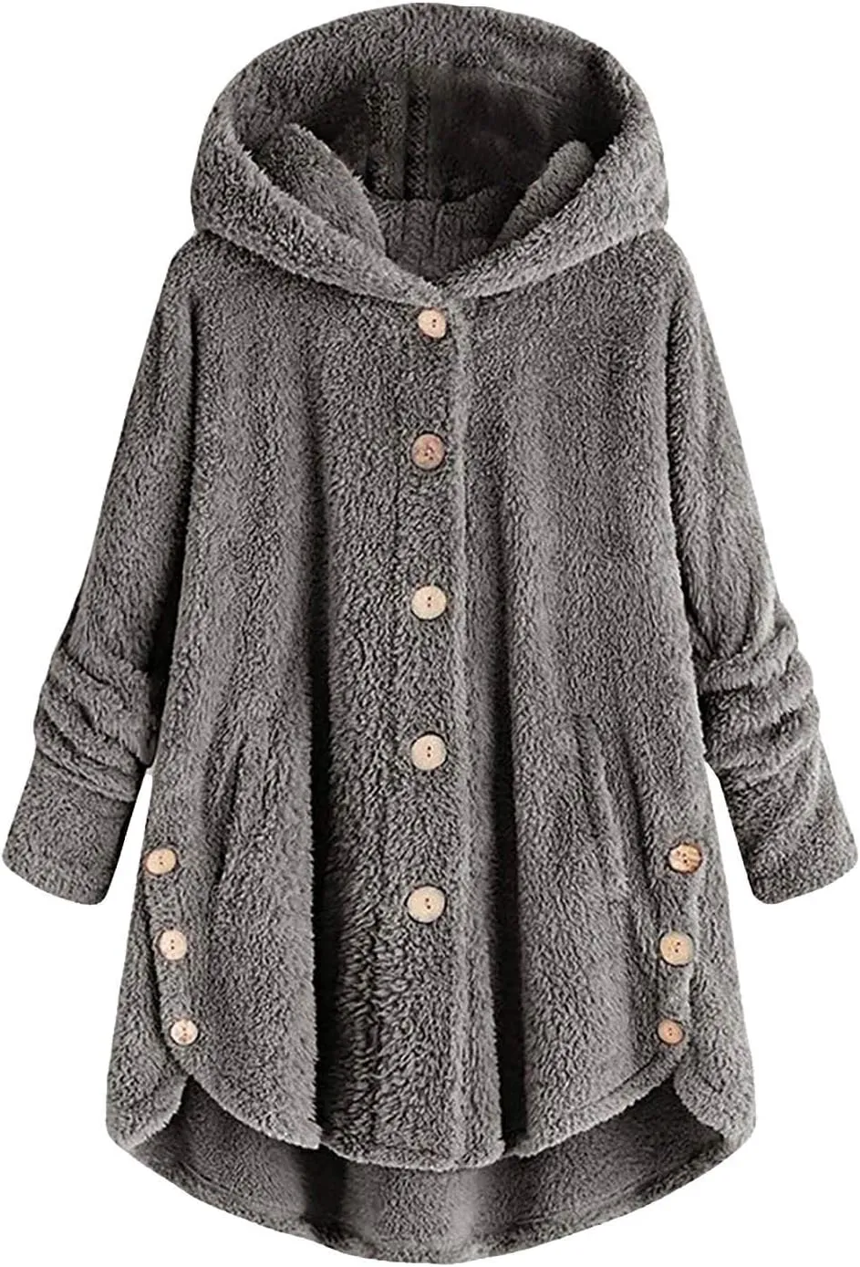 Women Fashion Color Block Faux Shearling Coat Plus Size Women Women'S Coat Womens Sherps Jacket Womens Fleece Zip Up