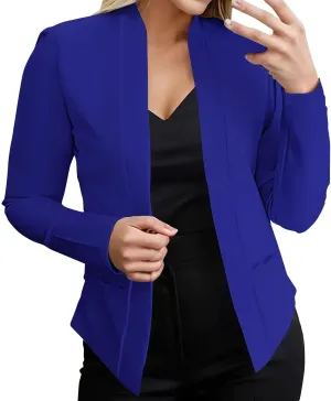 Women's Blazers & Suit Jackets Causal Ladies Top Long Sleeve Causal Fancy Jackets Pluse Size Herringbone Coat