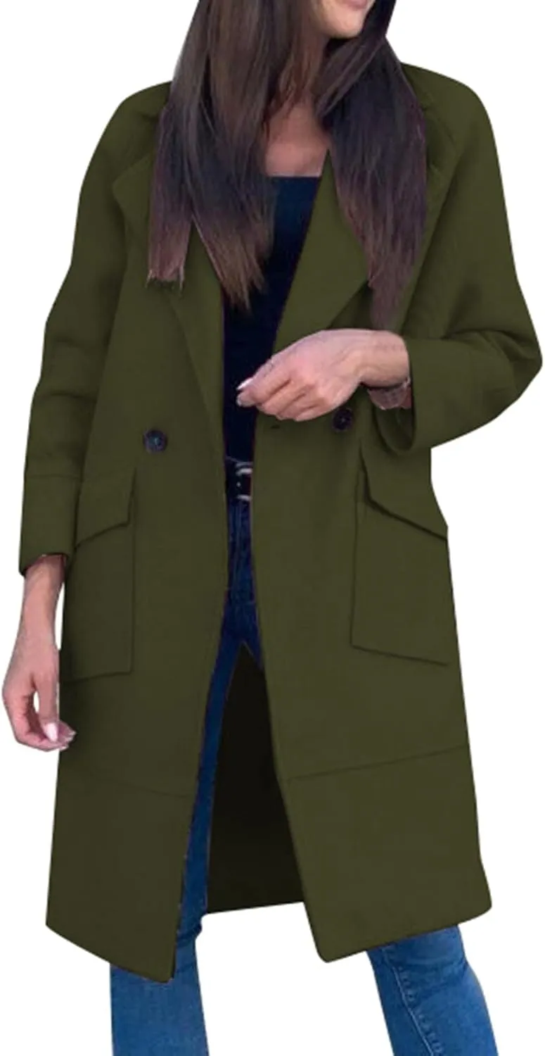 Womens Blazers Dressy Casual Office Womens Coat Open Front Causal Fall Winter Jackets Pluse Size Oversized Blazers