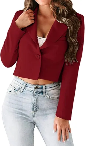 Womens Blazers for Work Casual Tweed Women's Blazers Cropped Cute Fall Winter Tops Pluse Size Herringbone Suit