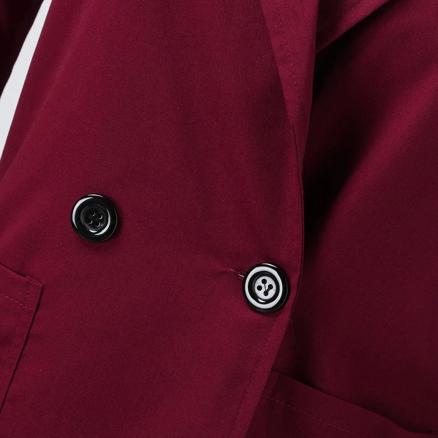 Womens Casual Blazers Open Front,Outwear Jacket Suit Work Lady Solid Elegant Office Button Blazers for Women Business