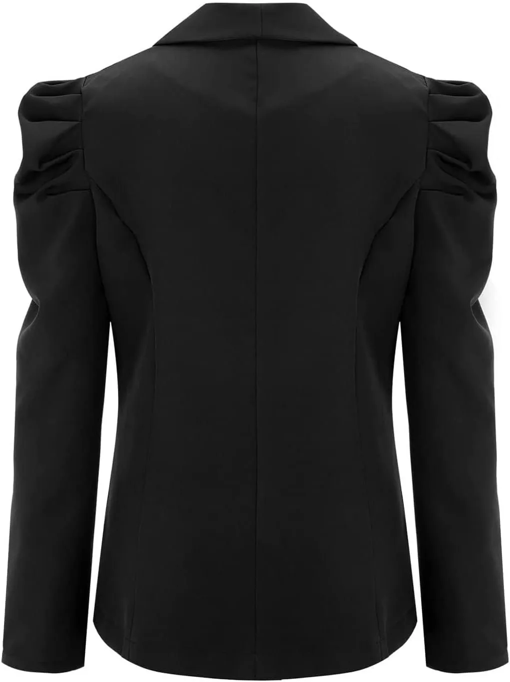 Womens Casual Blazers Puff Sleeve Suit Jacket Open Front Cardigan Jacket Work Office Blazer Business Outfits Tops