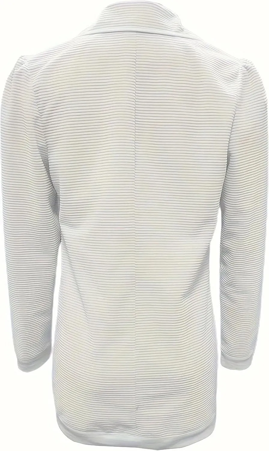 Womens Casual Long Sleeve Blazers Business Casual Jacket Textured Button Coat Lightweight Cardigans with Pockets