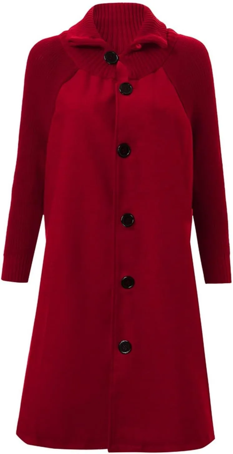Women's Fall Coats 2025 Coats Double Breasted Slim Long Trench Coat With Belt Warm Winter Overcoat, M-2XL