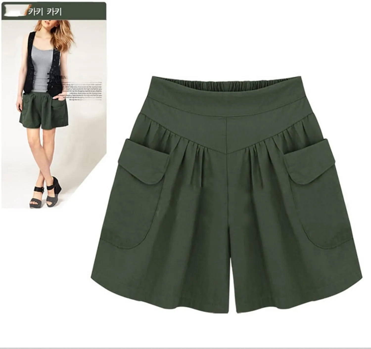Womens High Waisted Running Shorts Quick Dry Athletic Workout Shorts with Pockets Gym Yoga Flowy Summer Tennis Shorts