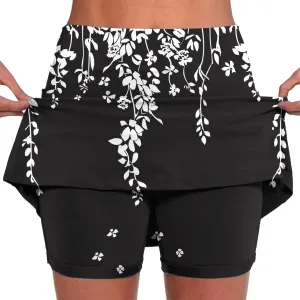 Women's High Waisted Skirt Shorts Summer Casual Sports Shorts Plus Size Bottoming Skirts Golf Tennis Skorts