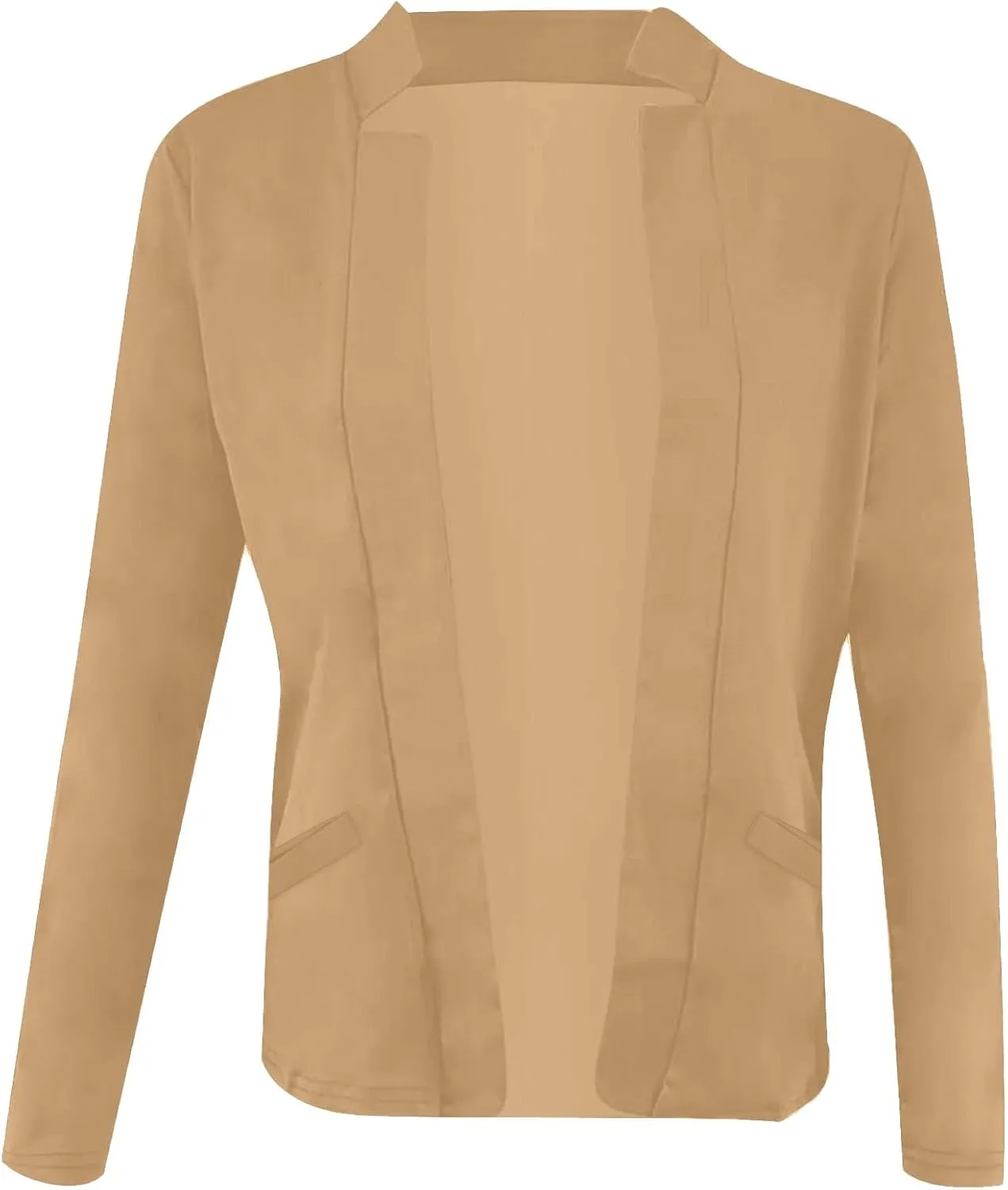 Womens Interview Clothing Fitted Cropped Blazer Solid Color Shorts Blazer Outfit Outerwear Blazer Formal Jackets