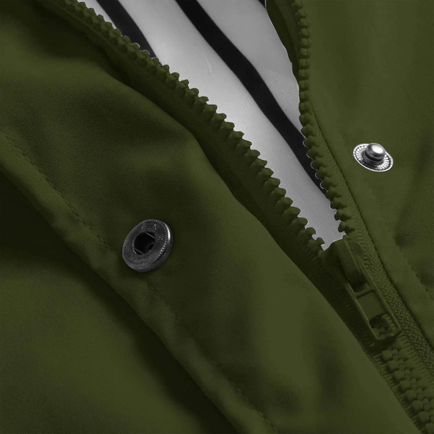 Womens Raincoats Waterproof Rain Jacket Lightweight Hooded Active Outdoor Trench Coats Zip Up Windbreaker 2024