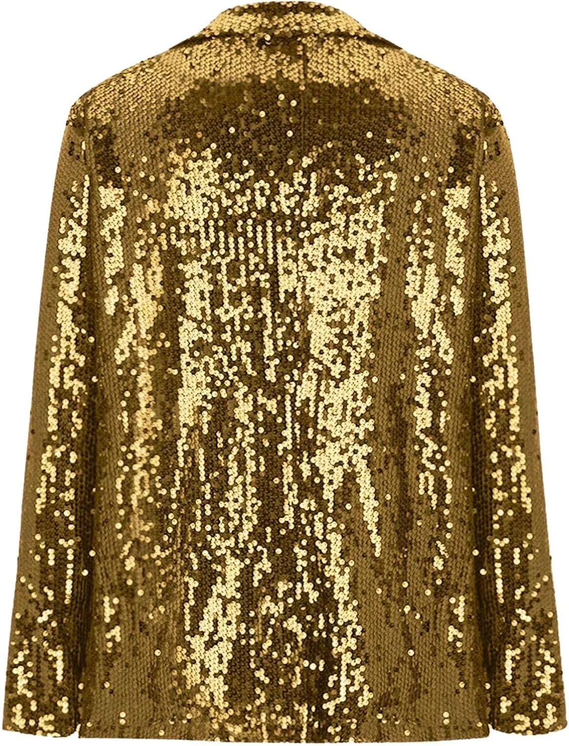 Women's Sequin Jacket Shiny Open Front Glitter Blazer Evening Party Sparkly Long Sleeve Slim Cardigan Coat