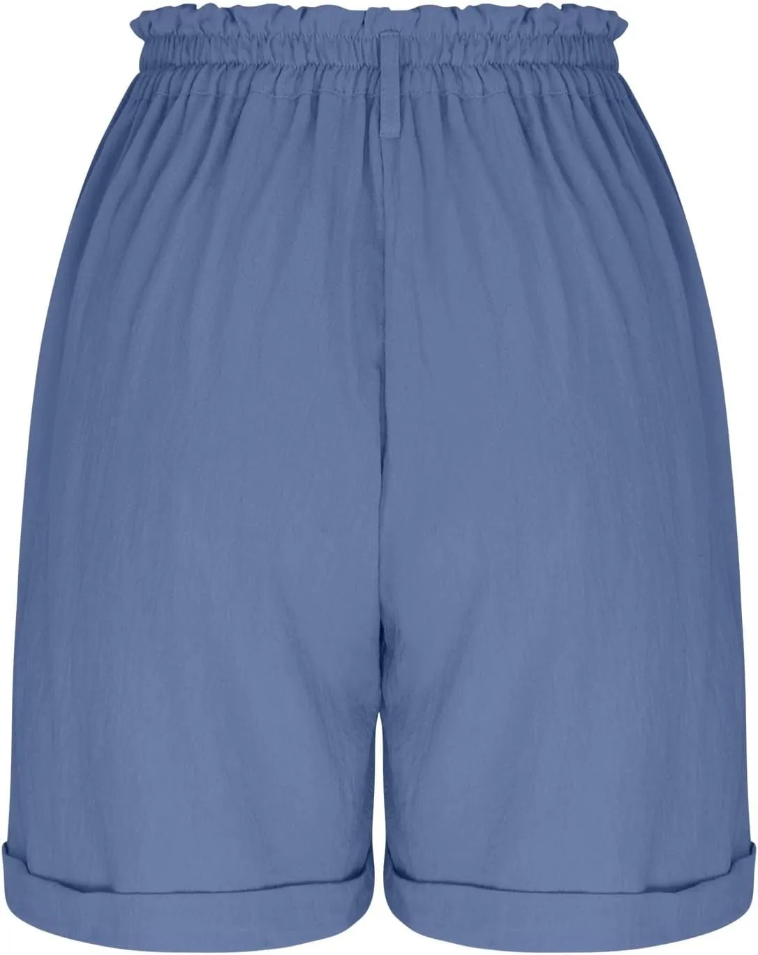 Womens Shorts for Summer 2024 High Waisted Straight Leg Lounge Shorts 5 Inch Inseam Casual Loose Lightweight Shorts