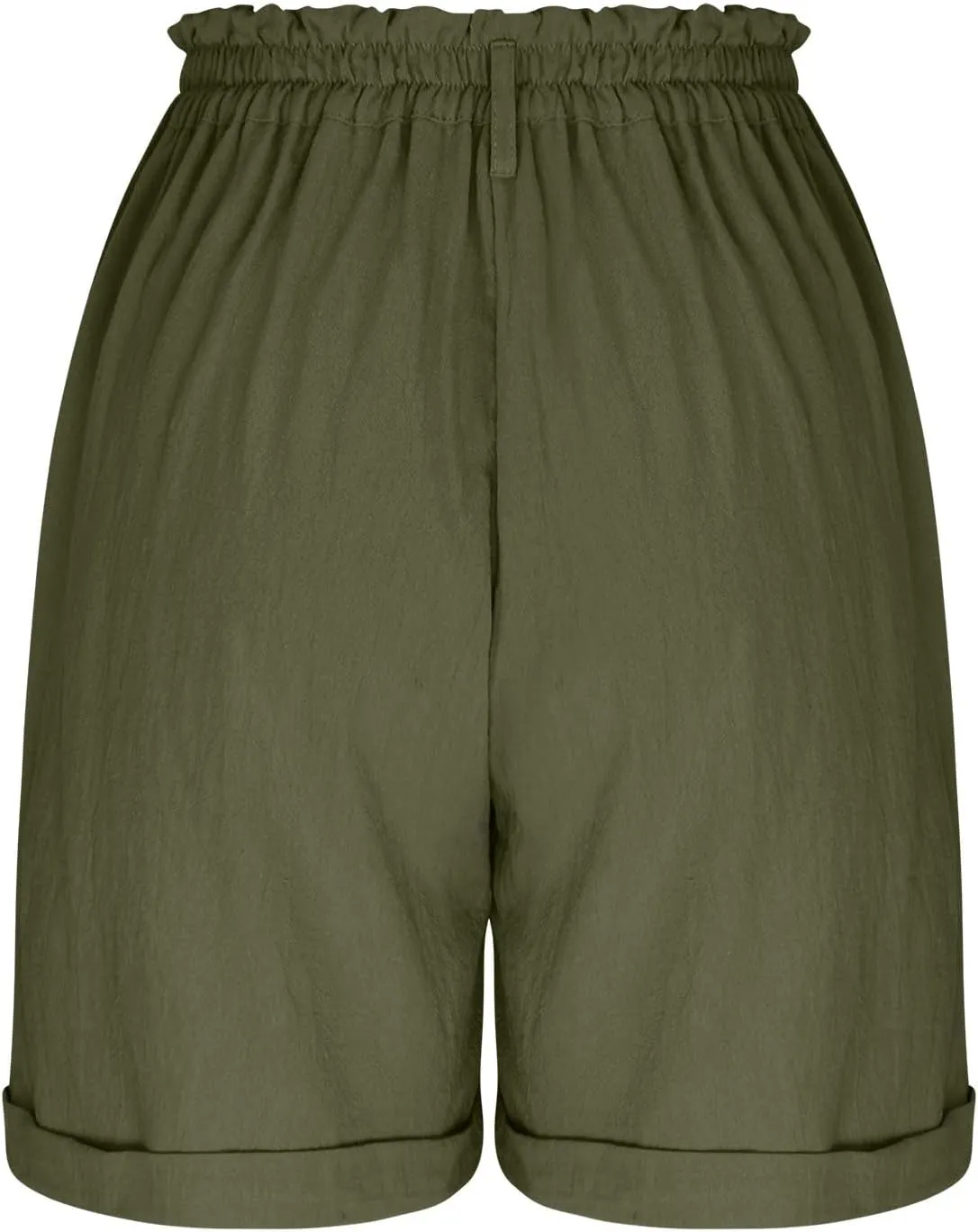 Womens Shorts for Summer 2024 High Waisted Straight Leg Lounge Shorts 5 Inch Inseam Casual Loose Lightweight Shorts