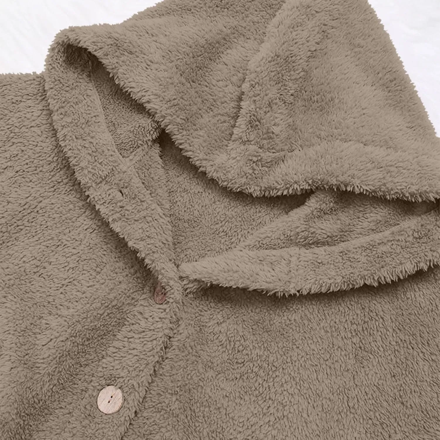 Women's Winter Coat Sherpa Lined Zip Hoodie Long Sweatshirt Warm Fleece Lining Heavyweight Hooded Jacket 2024 Trendy