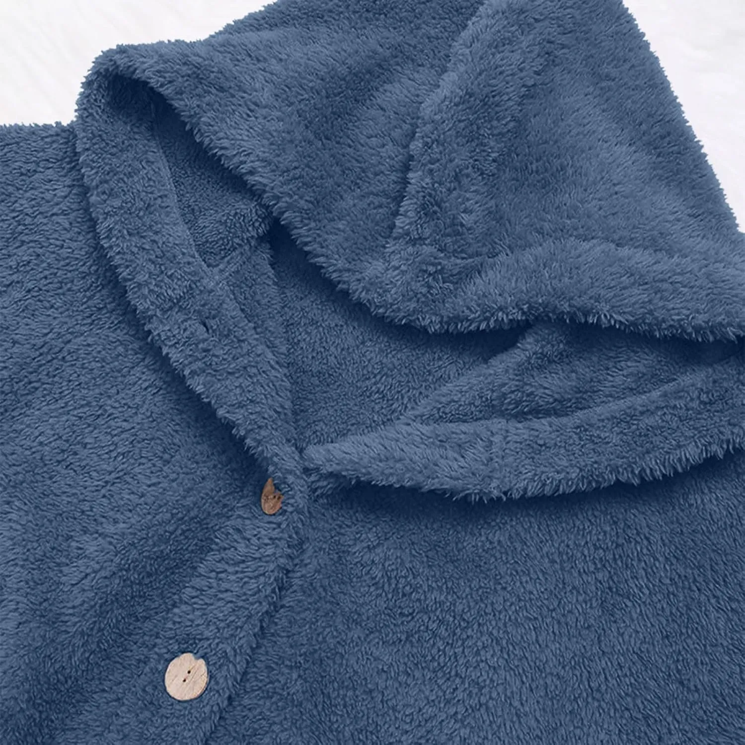Women's Winter Coat Sherpa Lined Zip Hoodie Long Sweatshirt Warm Fleece Lining Heavyweight Hooded Jacket 2024 Trendy
