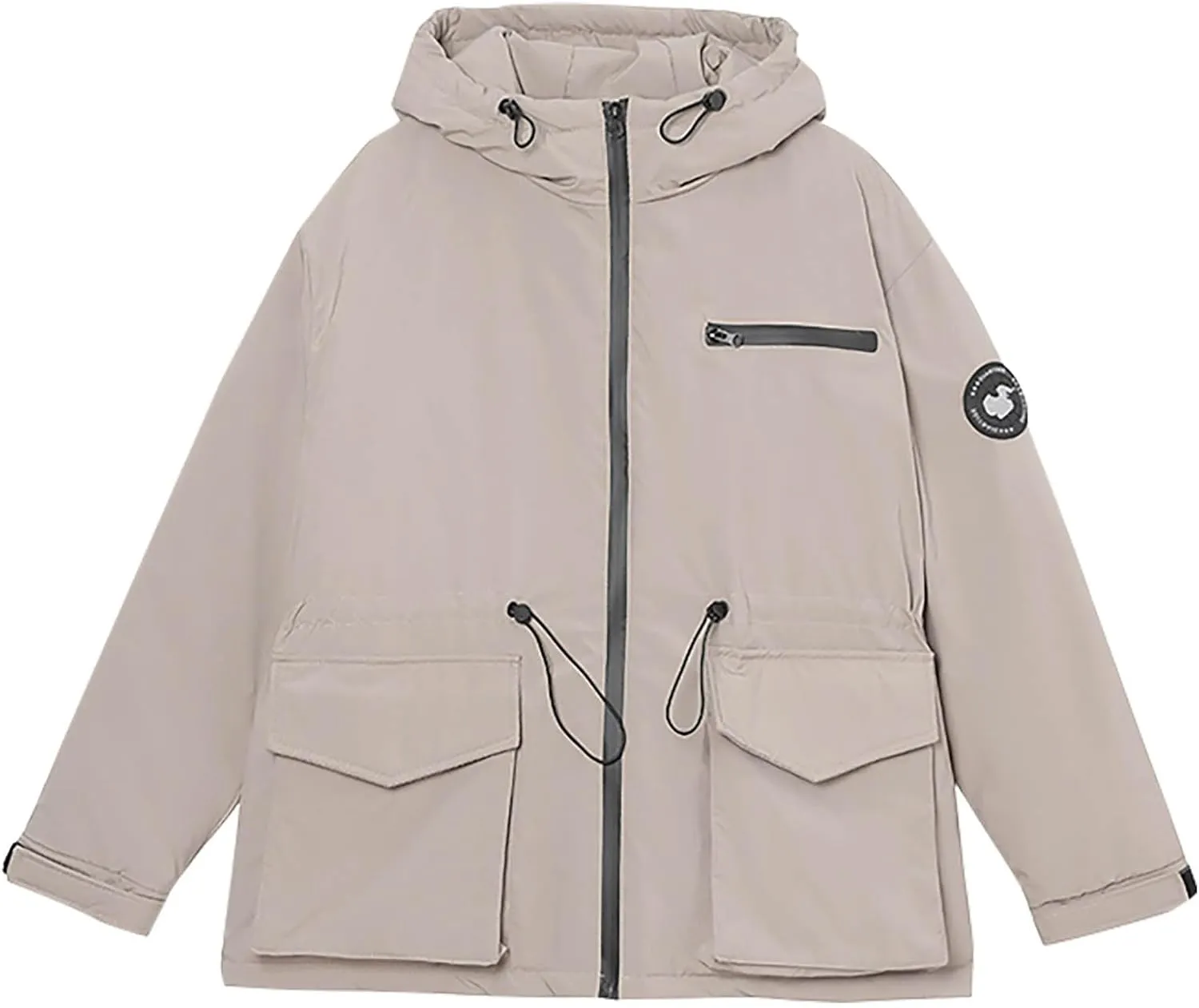 Women's Winter Windproof Coats Teen Girls Thicken Puffer Down Jackets Heavyweight Quilted Jackets Outerwear With Hood